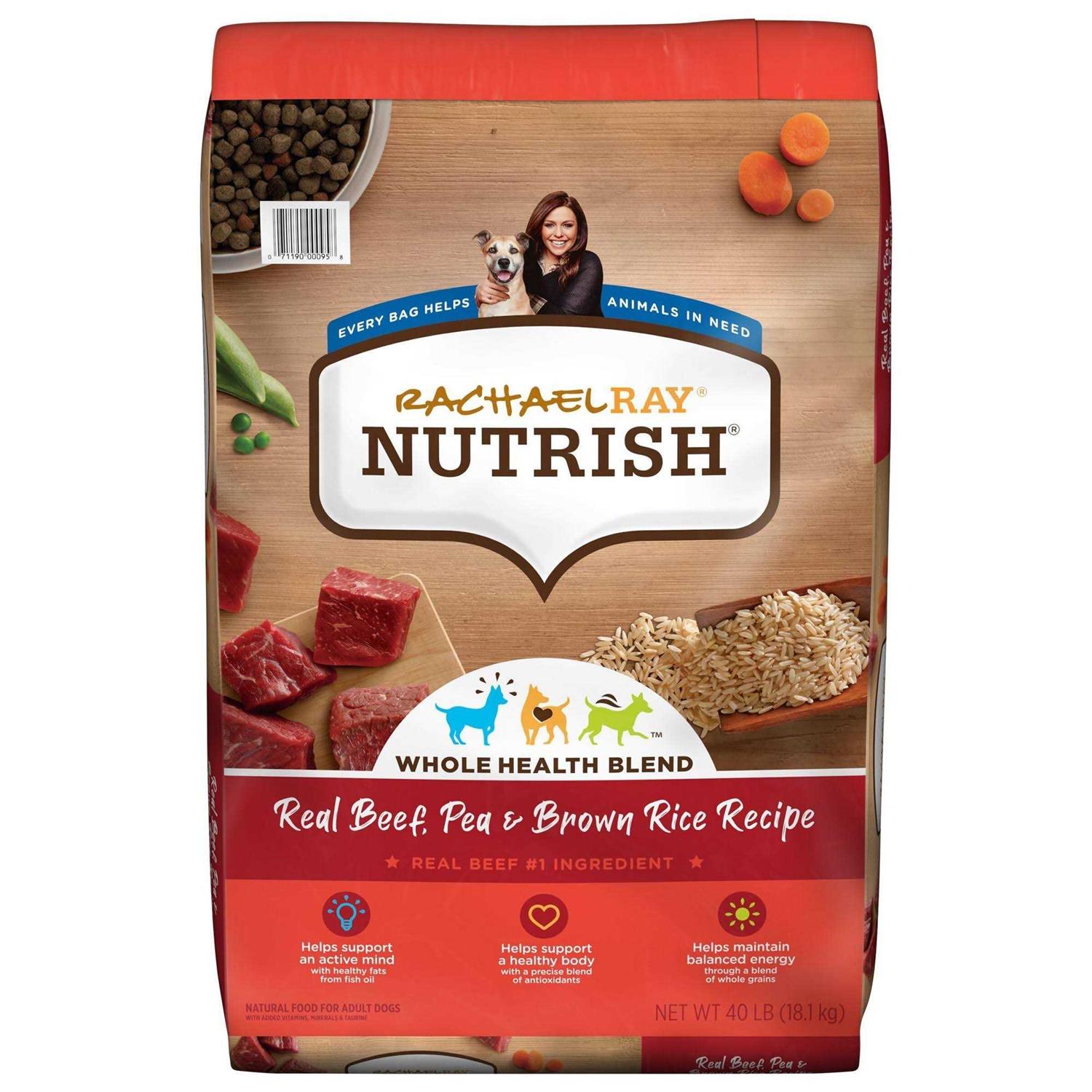Rachael Ray Nutrish Real Beef Pea &amp; Brown Rice Dry Dog Food - Pet Supplies online store