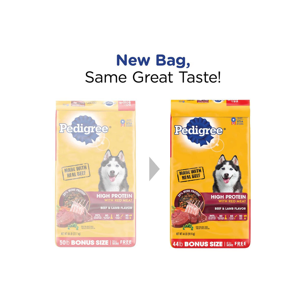 High Protein Adult Dry Dog Food Beef and Lamb X96368