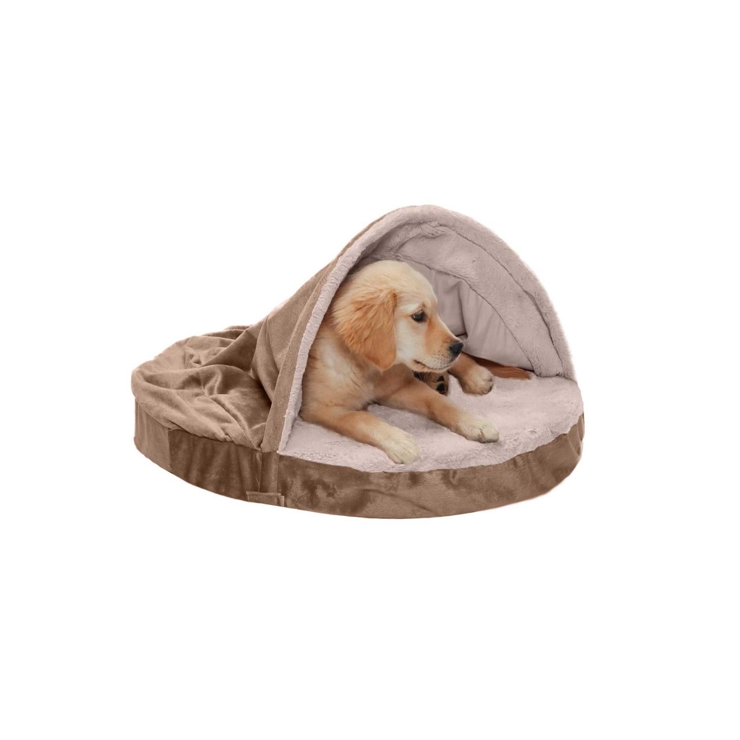 Orthopedic Pet Bed with Fur and Velvet F79973