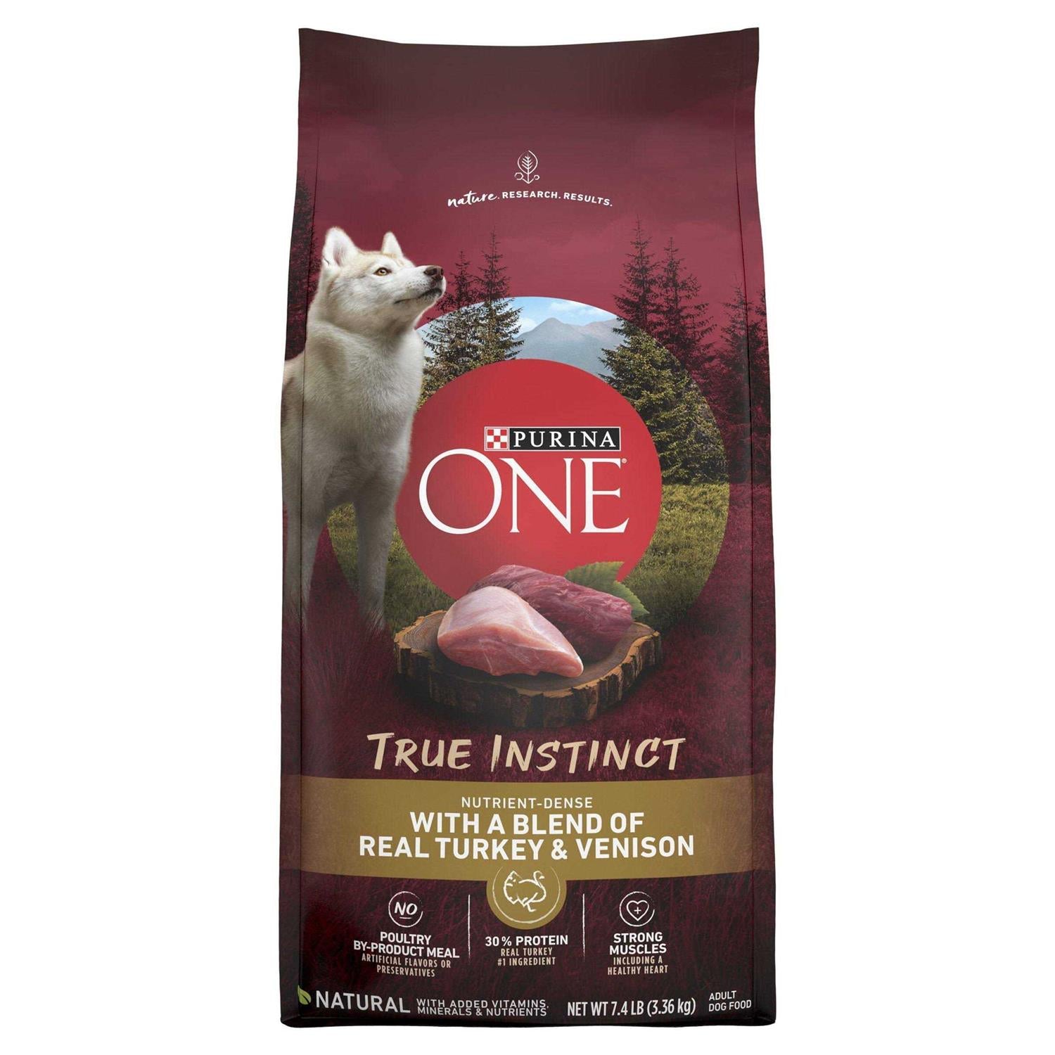 Purina ONE Real Turkey &amp; Venison True Instinct Dry Dog Food - Pet Supplies online store