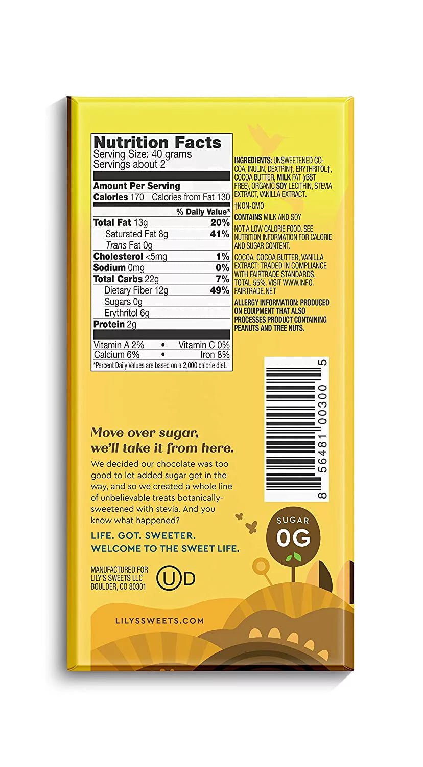 Chocolate Variety 6 Pack, Stevia Sweetened, No Added Sugar, Keto Friendly O7241