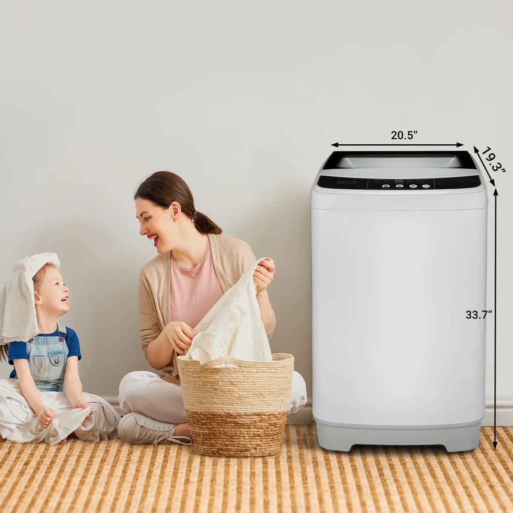 Portable Washing Machine, 1.32cu.ft Full-Automatic Mini Washer with Spin Dryer Y5753