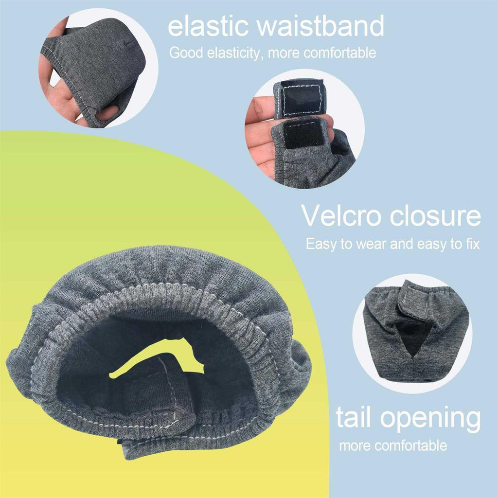 Small Pet Diapers, Reusable Washable with Velcro X971