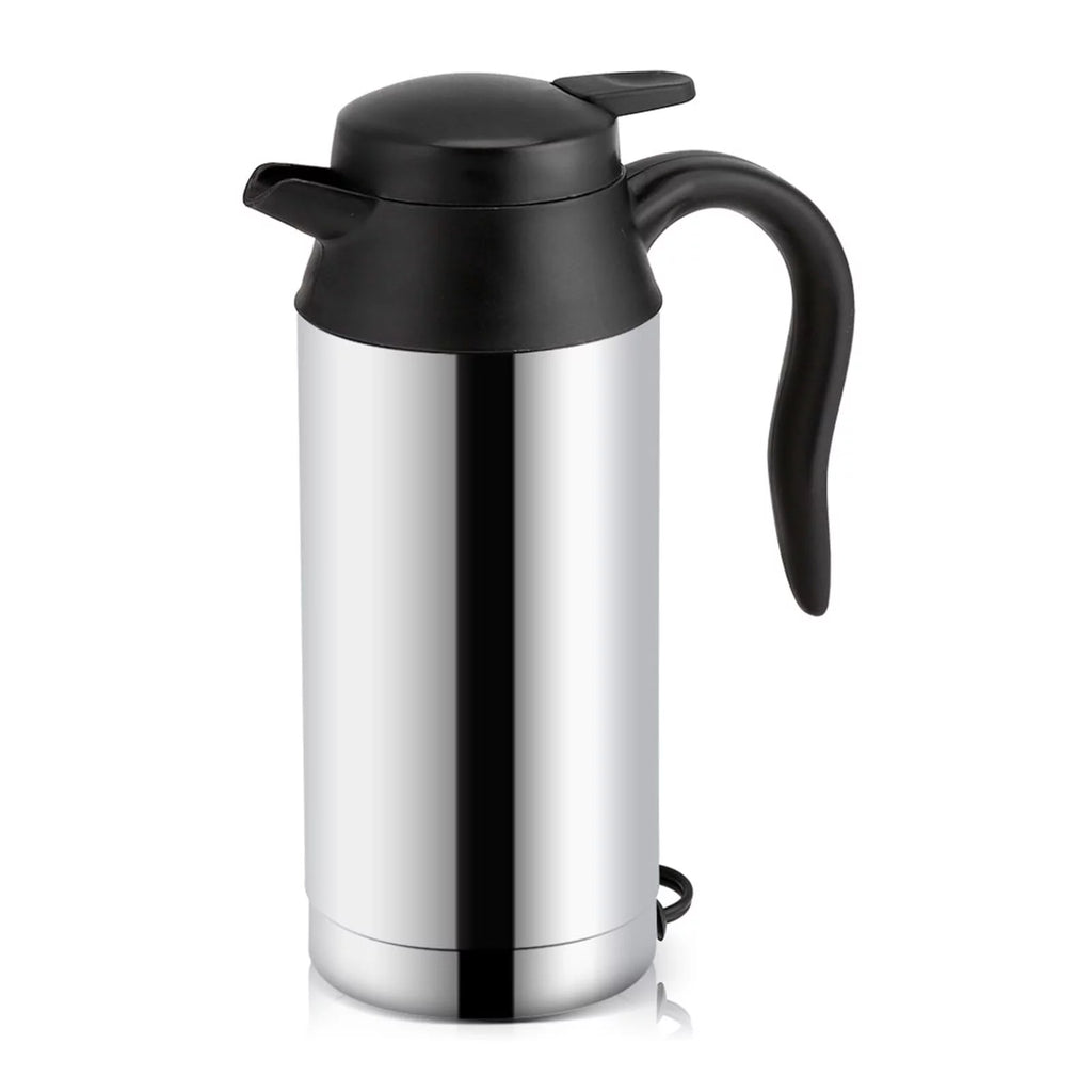 12V 750ml Stainless Steel Electric Car Kettle Heating Cup B5868