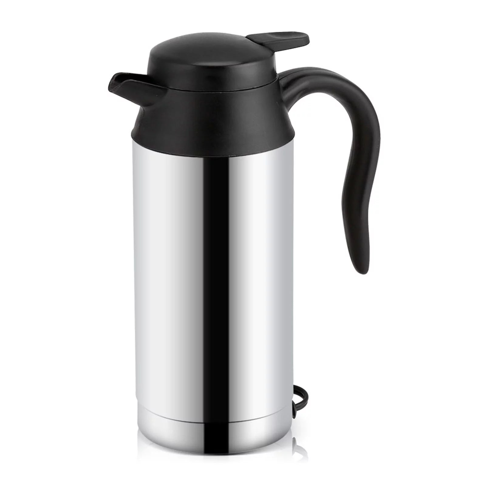 12V 750ml Stainless Steel Electric Car Kettle Heating Cup B5868