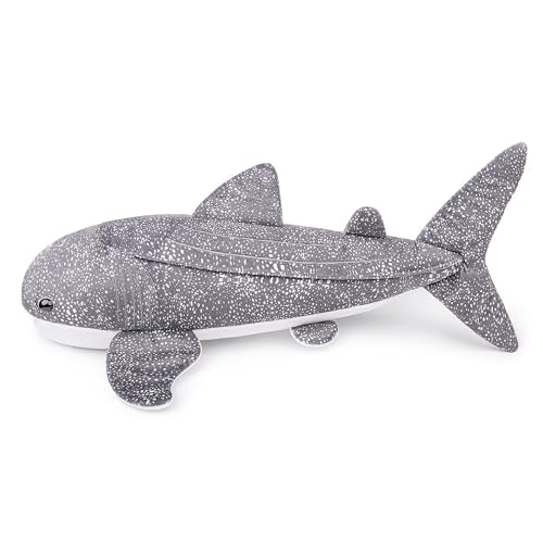 Realistic Whale Shark Plush, 31 Inch Stuffed Ocean Animal Toy H7059