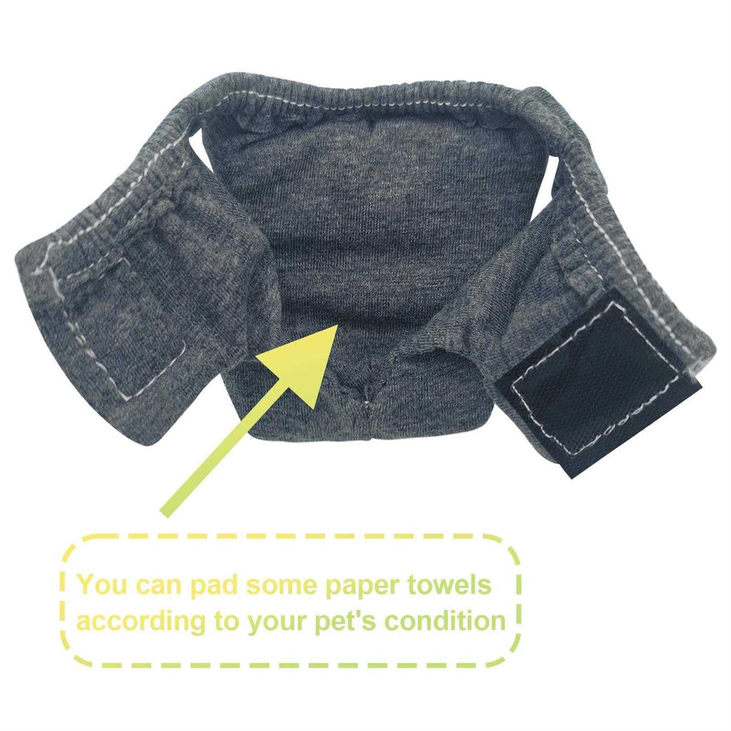 Small Pet Diapers, Reusable Washable with Velcro X971