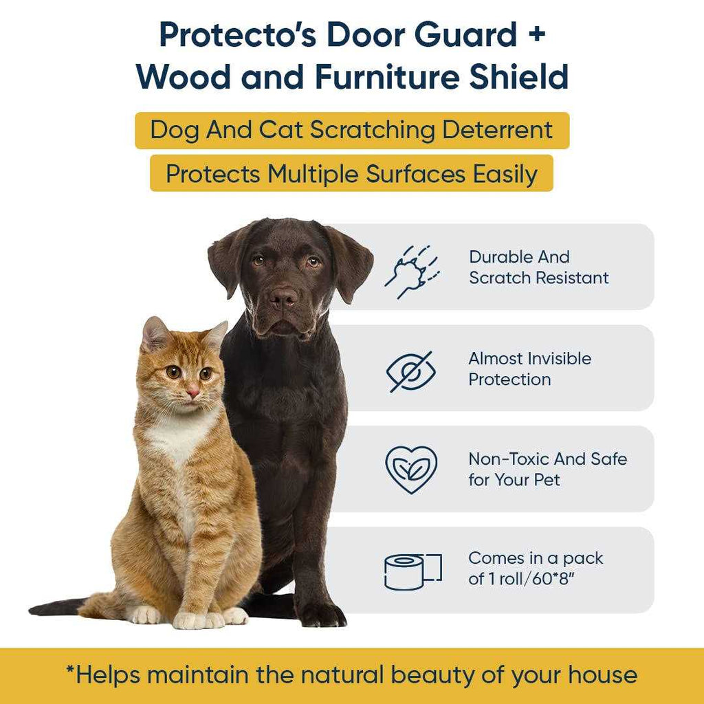 Pet Scratch Protector Door Guard with Custom Cut Knife Z2872