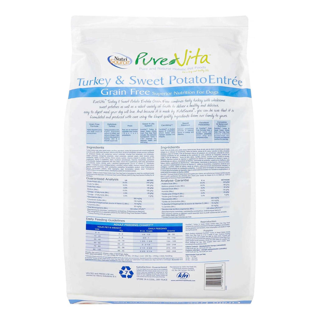 Grain-Free Turkey & Sweet Potato Dry Dog Food S245