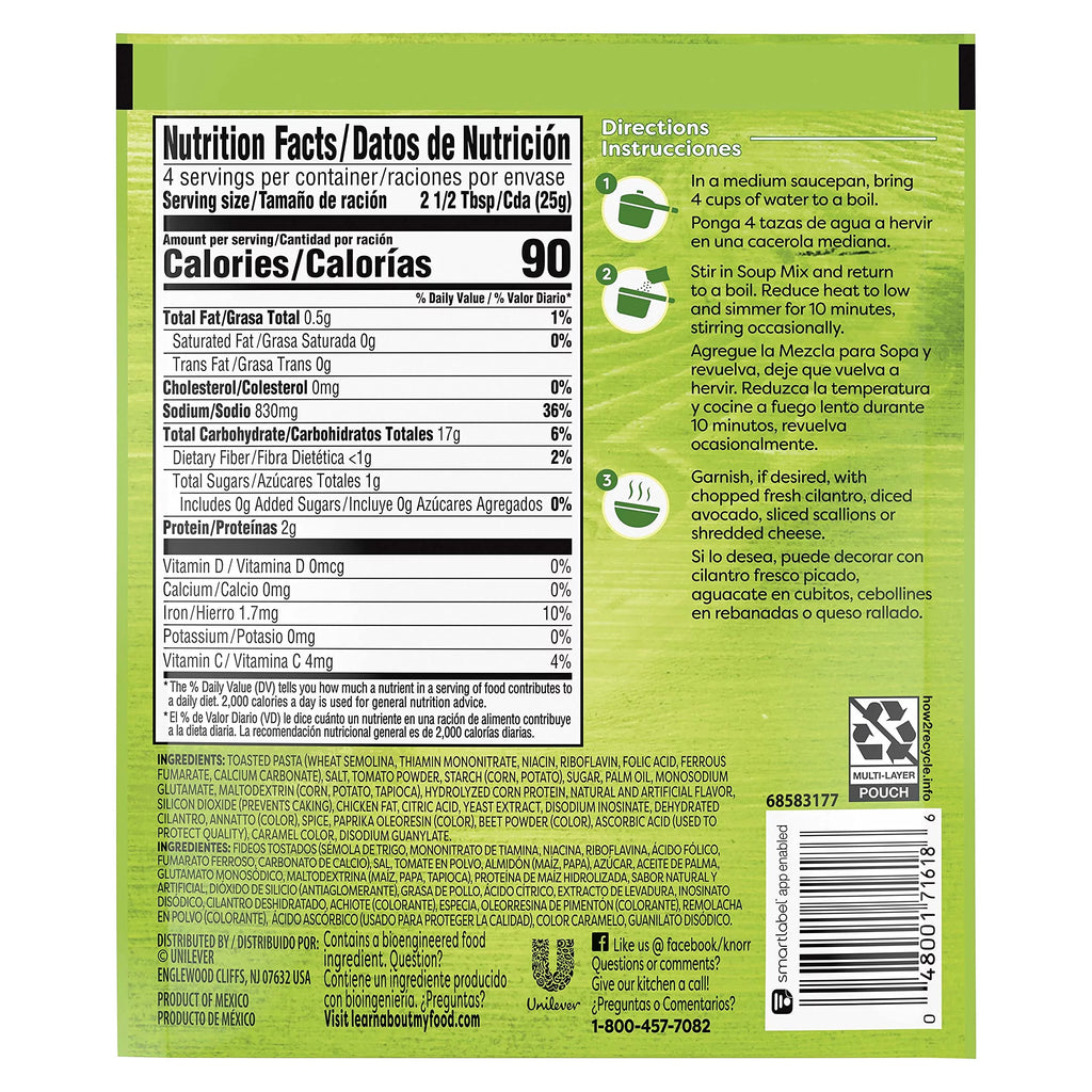 Alphabet Pasta Soup Mix, Tomato Flavor, 3.5 oz (Pack of 24) K494