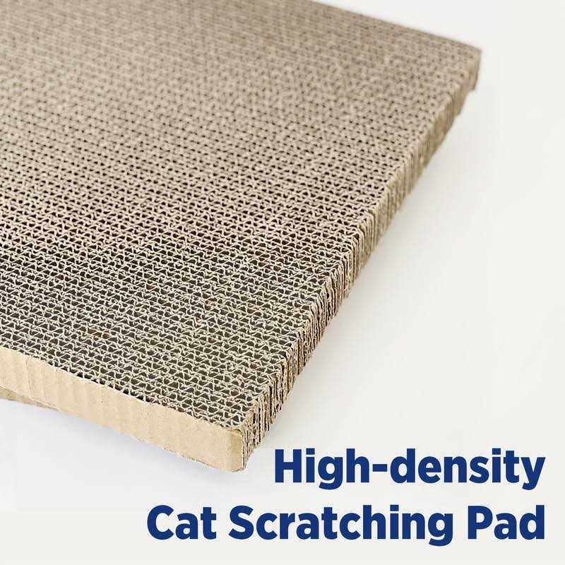 Large Sturdy Cardboard Cat House with Scratcher Cat Condo Bed R7854