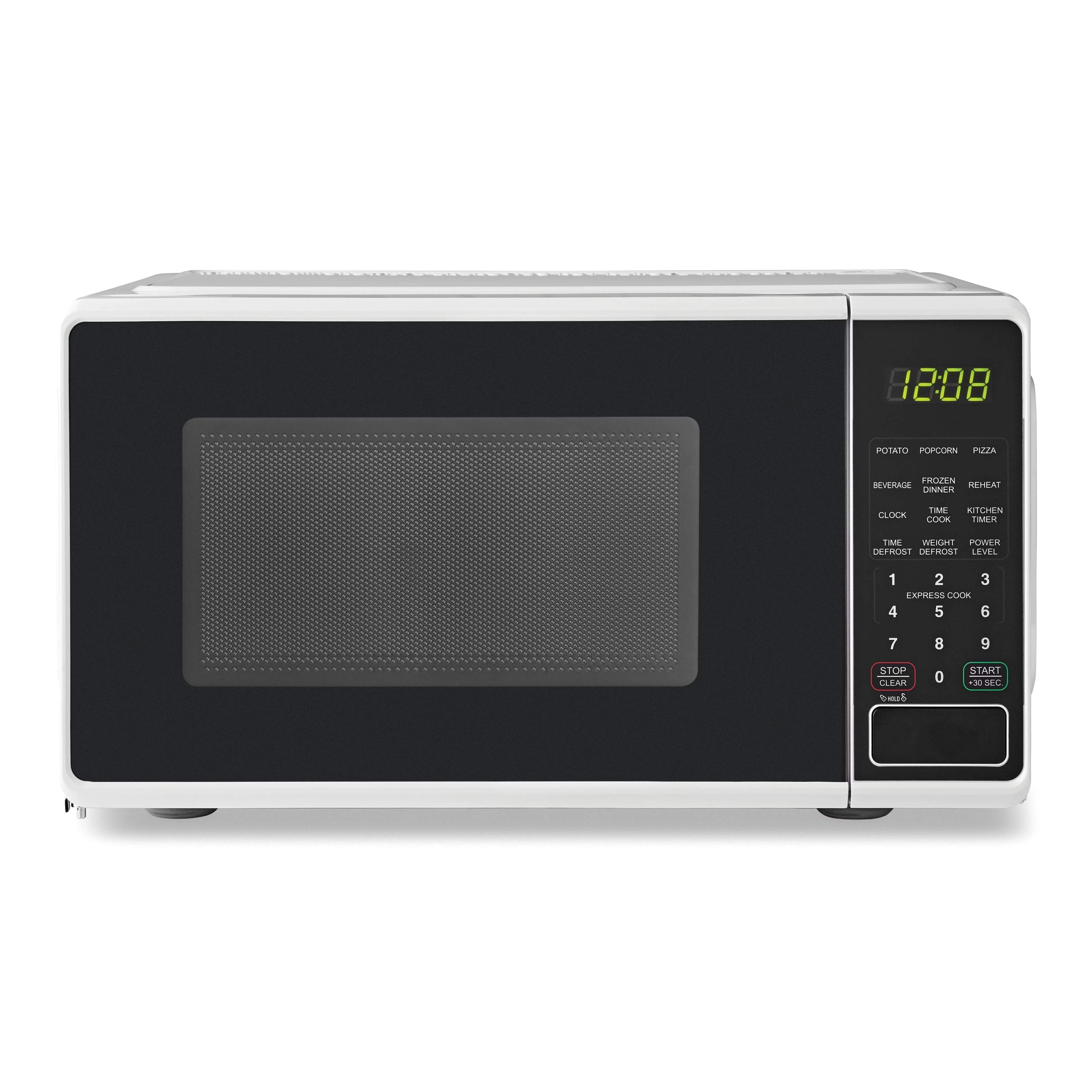 Compact Countertop Microwave and Mini Fridge Bundle R39233