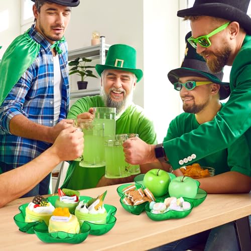 Christmas Tree Shaped Serving Tray Plastic Green Reusable Xmas Snack Platter Y735