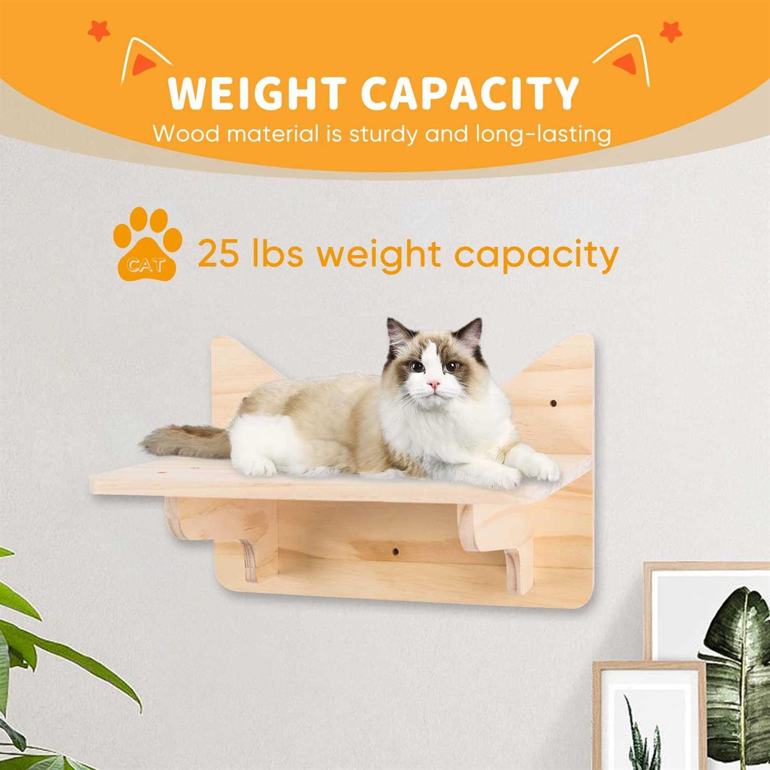 Cat Wall Shelves Furniture Set with Perches K496676
