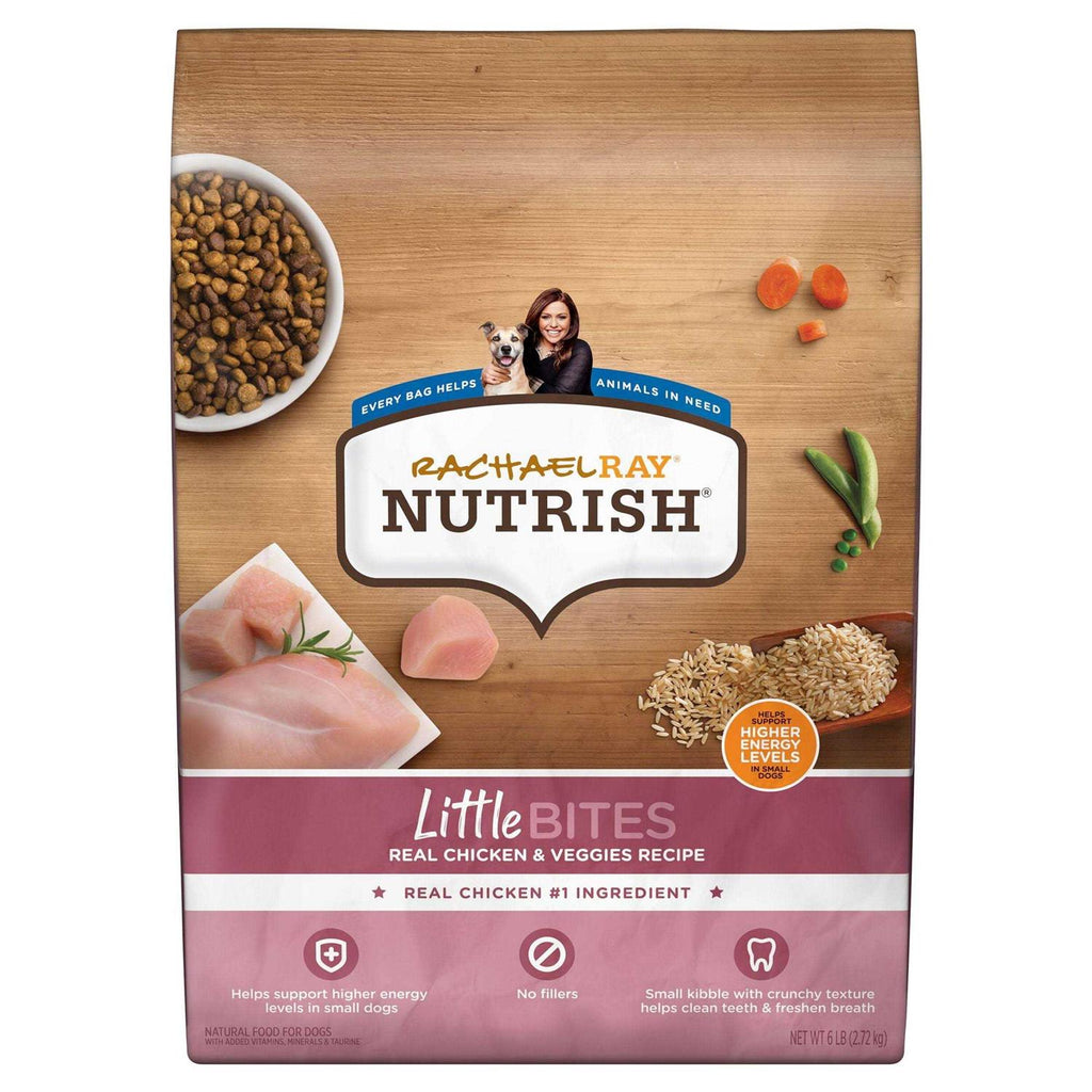 Rachael Ray Nutrish Little Bites Real Chicken &amp; Veggies Recipe Dry Dog Food - Pet Supplies online store