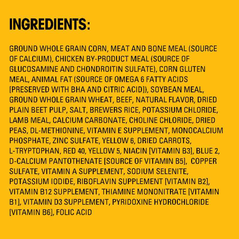 High Protein Adult Dry Dog Food Beef and Lamb X96368