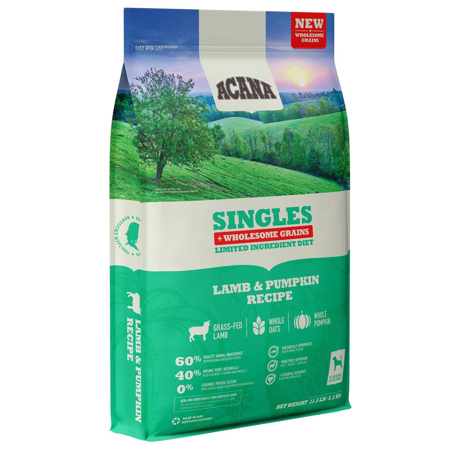 Acana Wholesome Grains Lamb &amp; Pumpkin Dry Dog Food - Pet Supplies online store