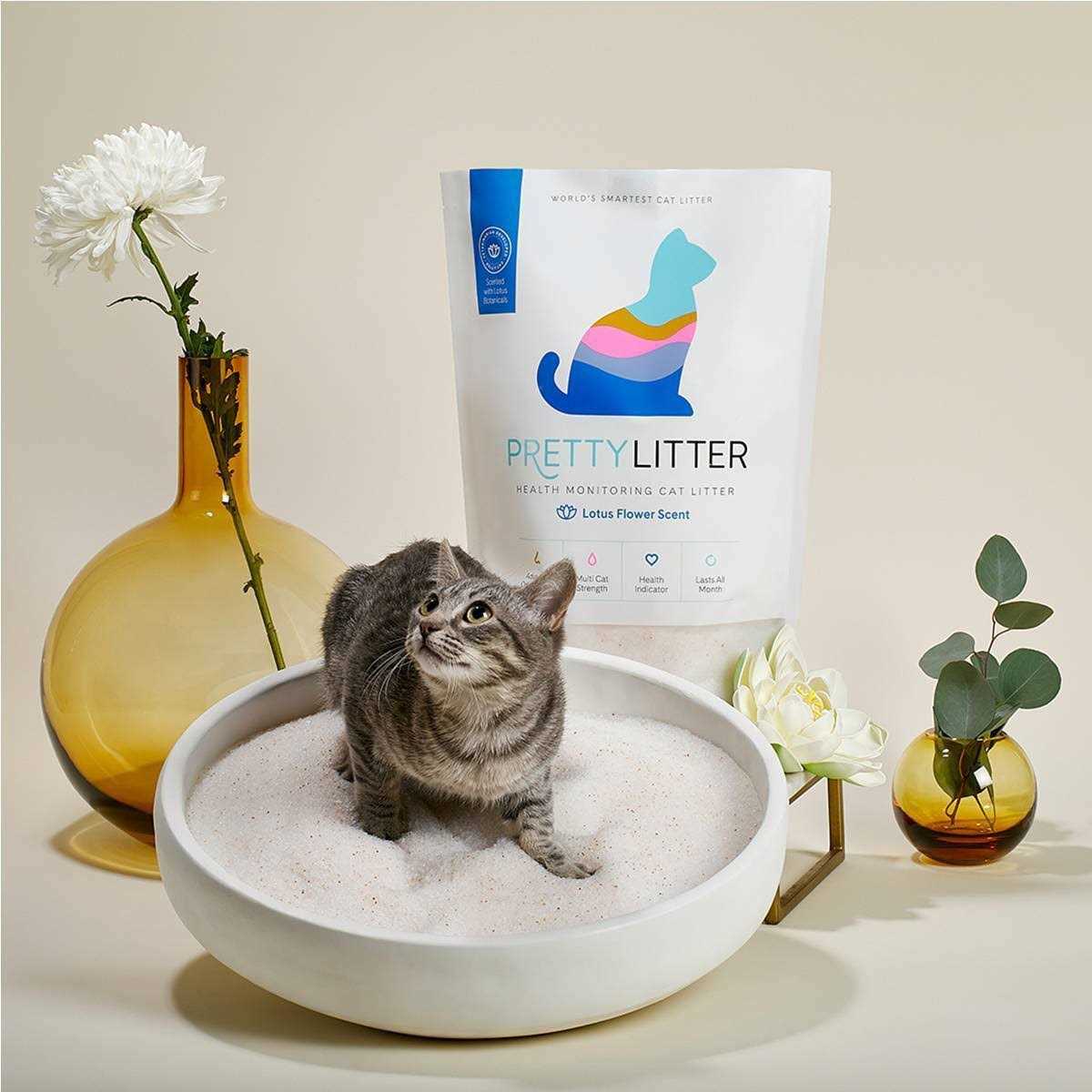 Lotus Flower Health Monitoring Cat Litter P8126