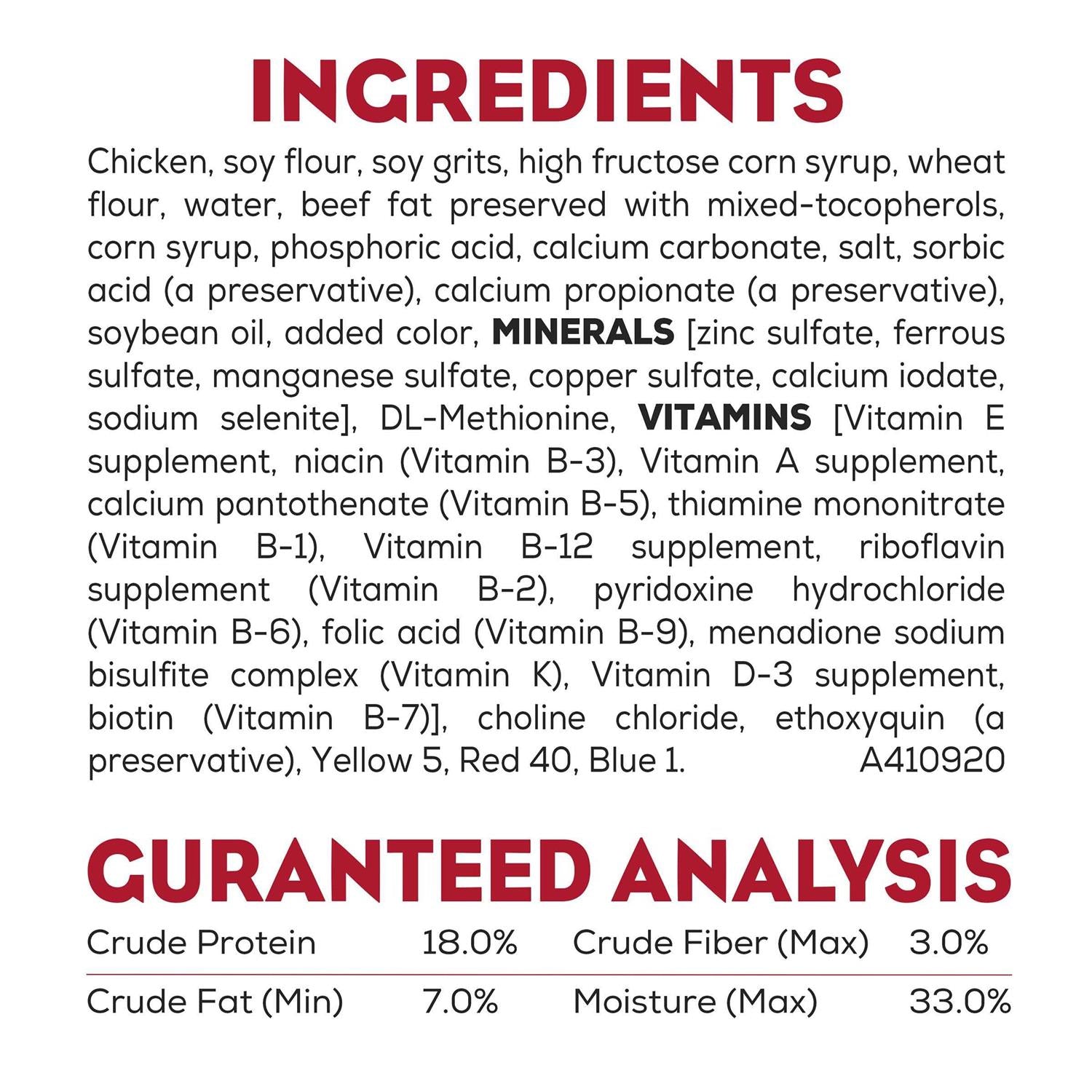 Soft Dog Food with Real Chicken Y581
