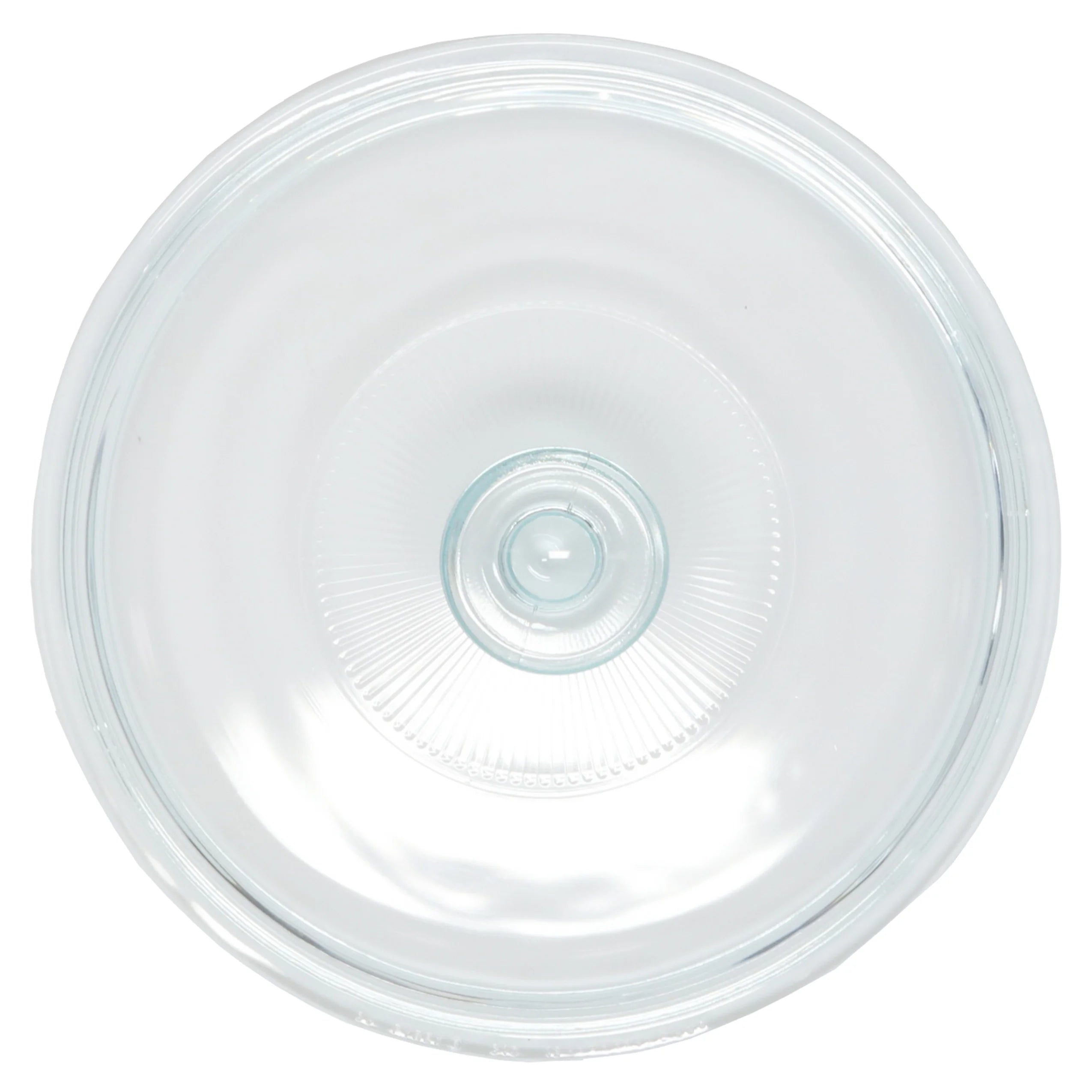 2.5qt Fluted Round Glass Lid (4-Pack) R619