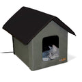K&amp;H Pet Products Outdoor Heated Kitty House Cat Shelter - Pet Supplies online store
