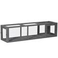 PawHut 59 Long Cat Tunnel with Extendable Design Wooden Outdoor Cat Tunnel House with Weather Protection - Pet Supplies online store