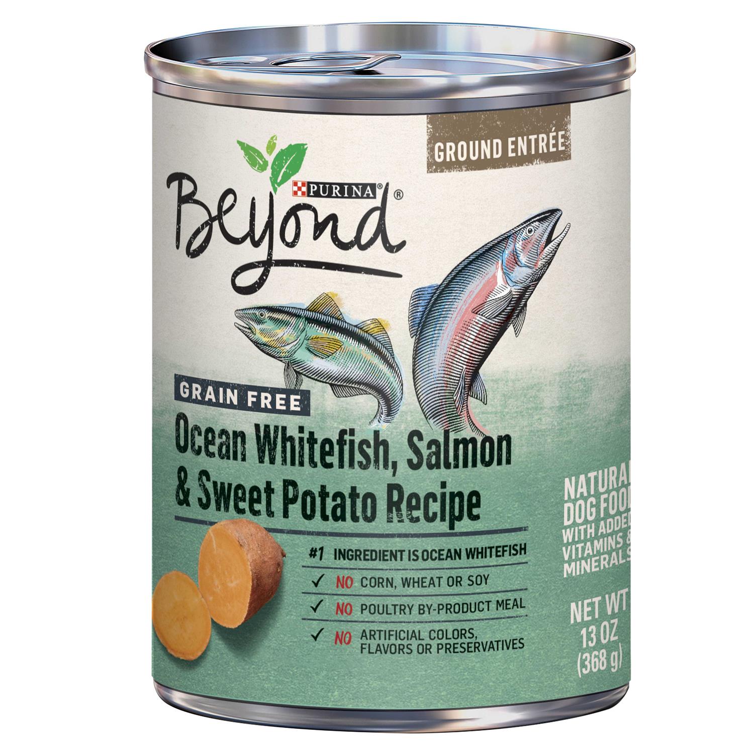Purina Beyond Alaskan Cod Salmon &amp; Sweet Potato Grain-Free Canned Dog Food - Pet Supplies online store