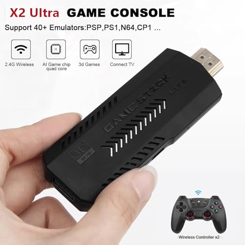 Retro Home Game Console Wireless Double Handle HDMI Output 64G N519