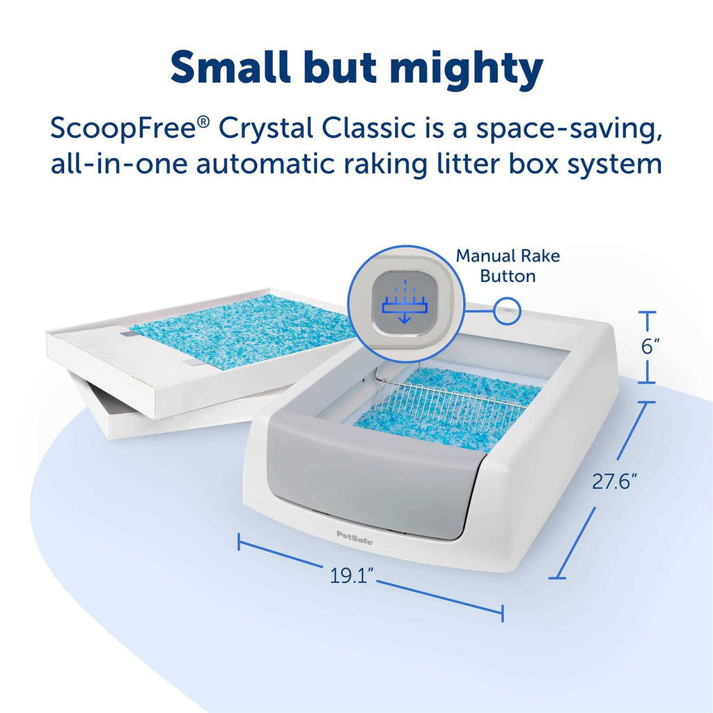 Self-Cleaning Crystal Litter Box A2465