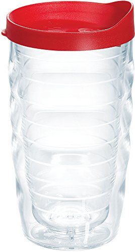 Double Walled Insulated Tumbler Travel Cup, 24oz 2pk, Blue Lid V78473