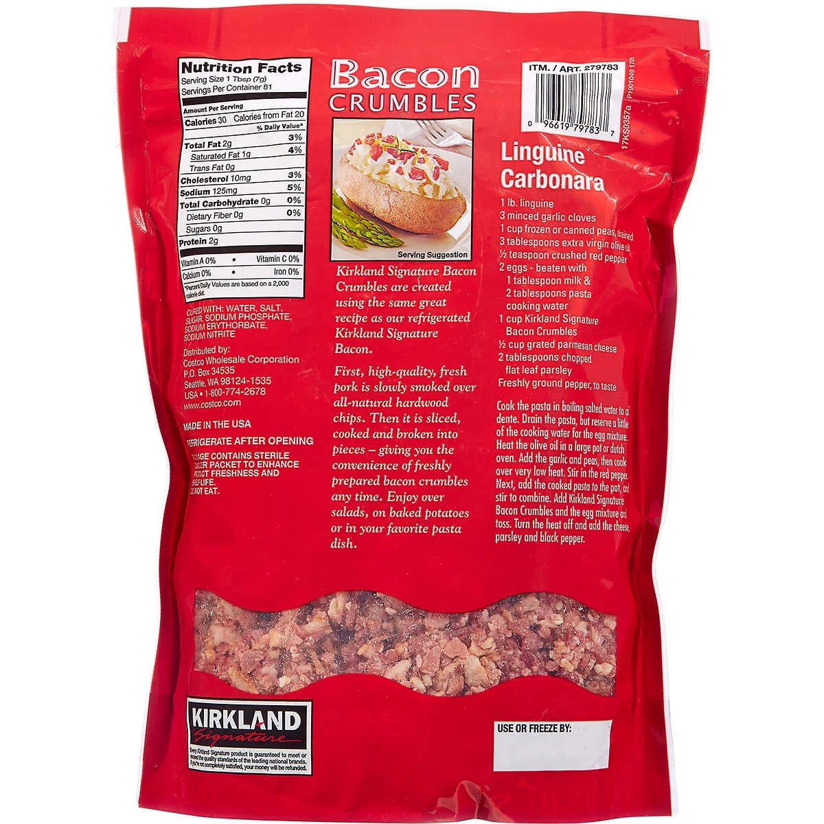 Crumbled Bacon Bits, 20 oz F725