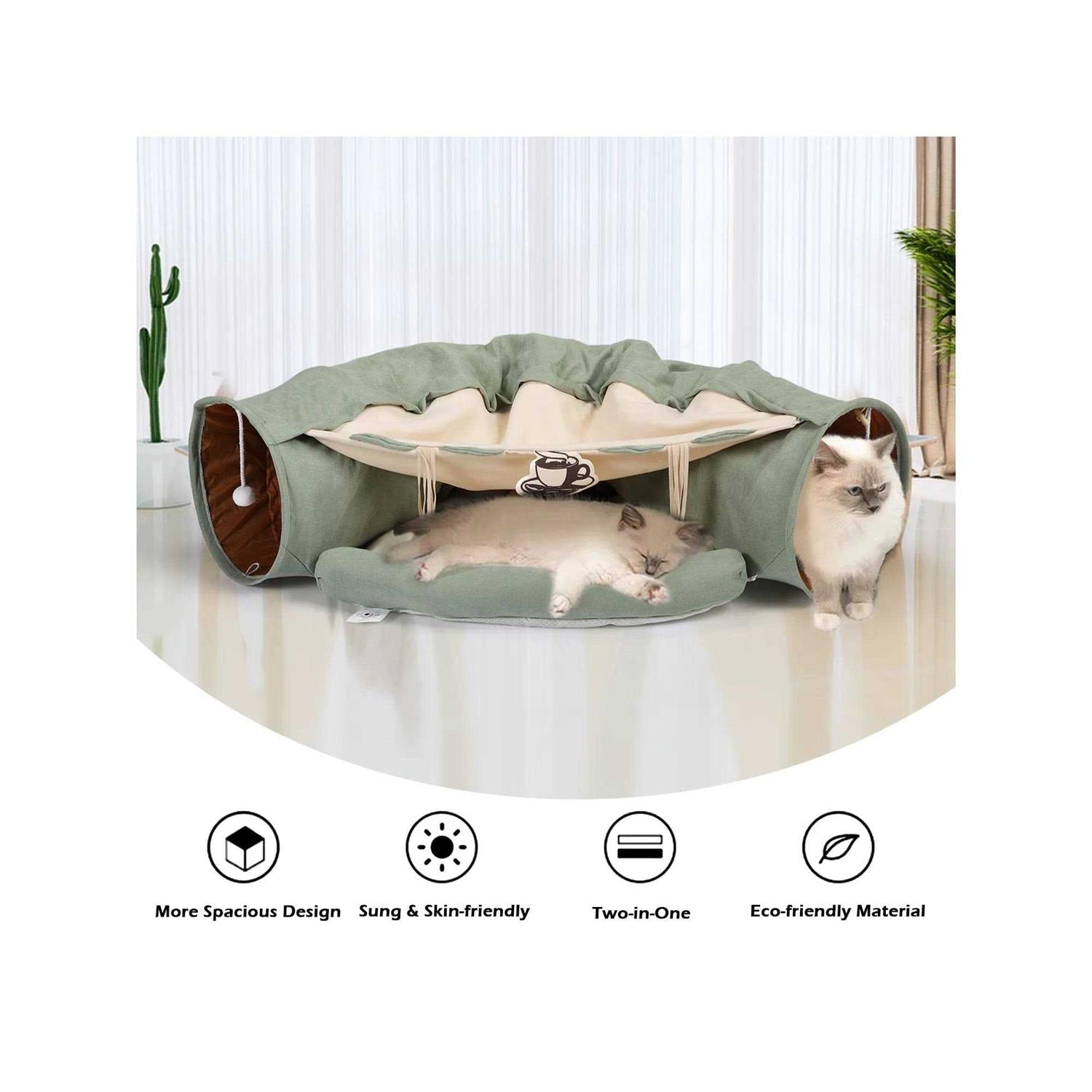 Collapsible Cat Tunnel Bed M178
