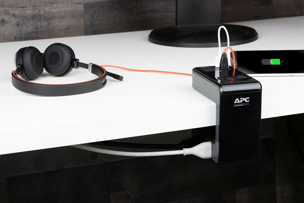 Desk-Mount Power Station with 6 Outlets and 4 USB Charging Ports Y80833