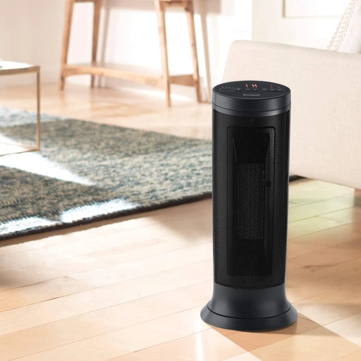 Slim Ceramic Portable Heater, Black O1451