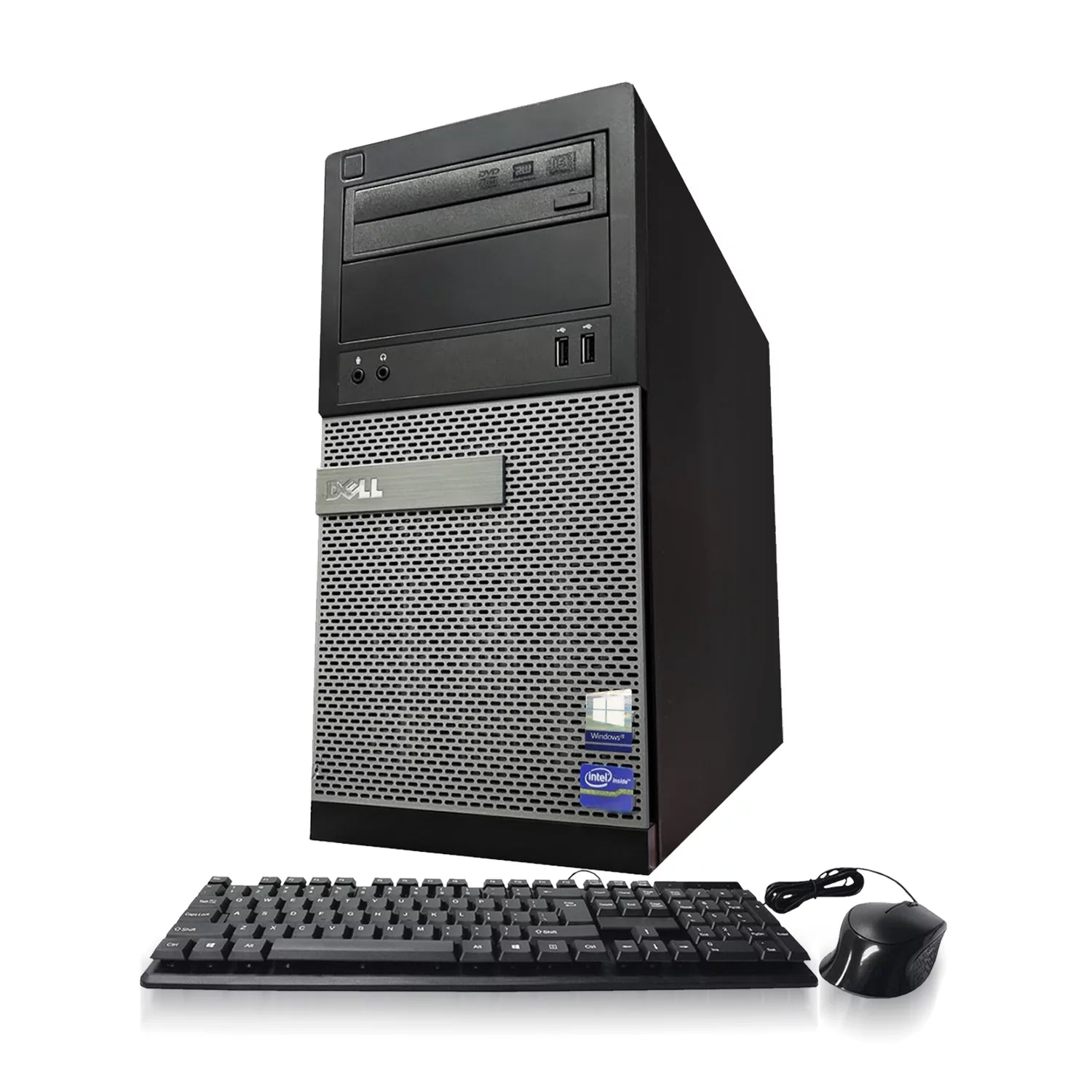 Tower Computer Core i5-3470 16GB 512GB SSD WiFi Windows 10 Pro, 22" LCD O455476