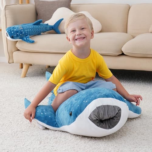 Giant Plush Whale Shark Stuffed Animal Pillow Toy V834