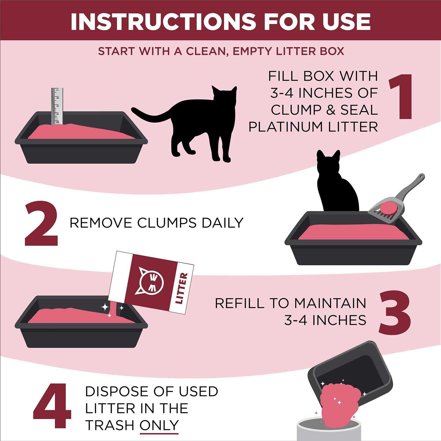 Clumping Cat Litter for Multi-Cat Households B530
