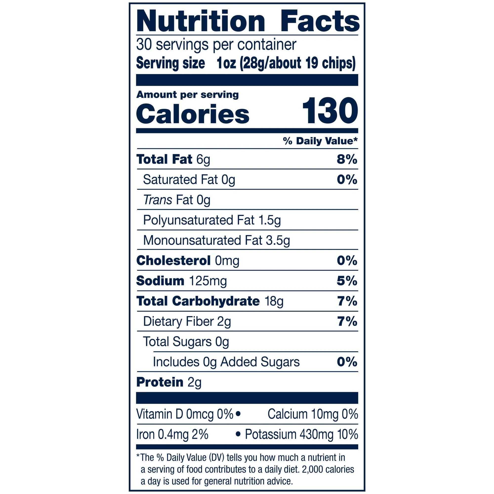 Kettle Cooked Potato Chips, Less Fat, 30 oz I9316