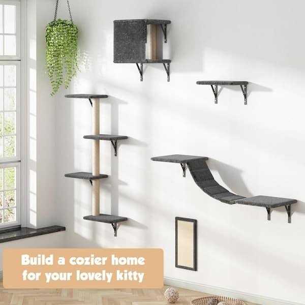 Wall Mounted Shelves Set Cat Tree J173507