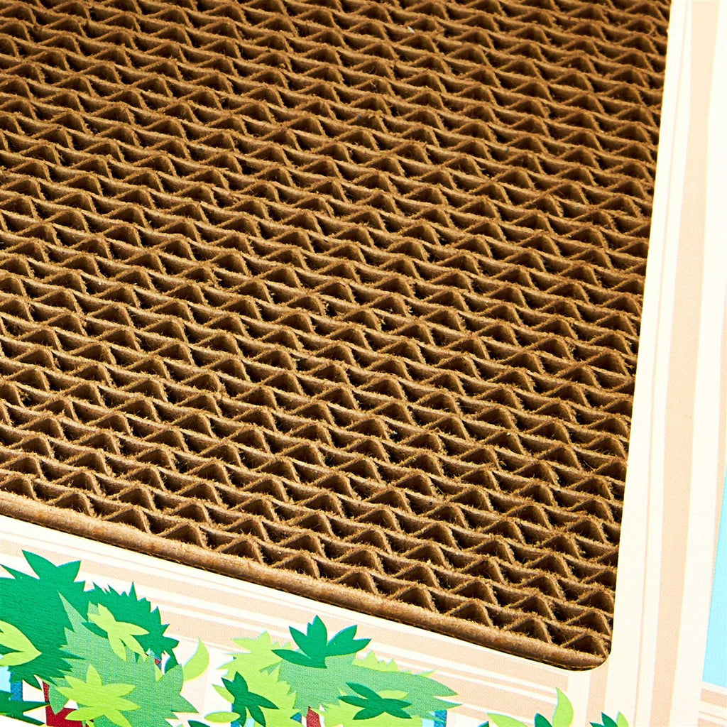 Corrugated Paper Cat Scratch House O8660