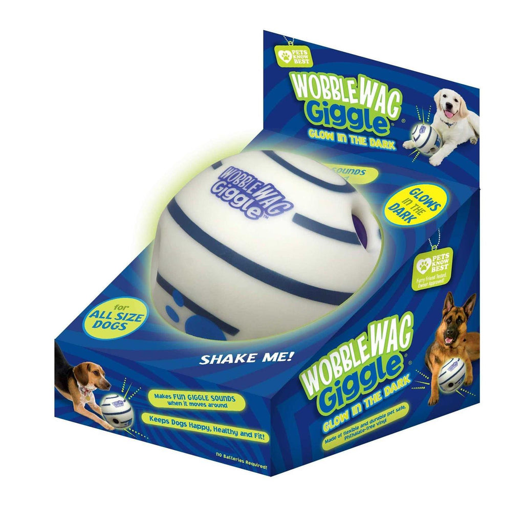 Interactive Dog Toy with Giggle Sounds When Rolled or Shaken L1141