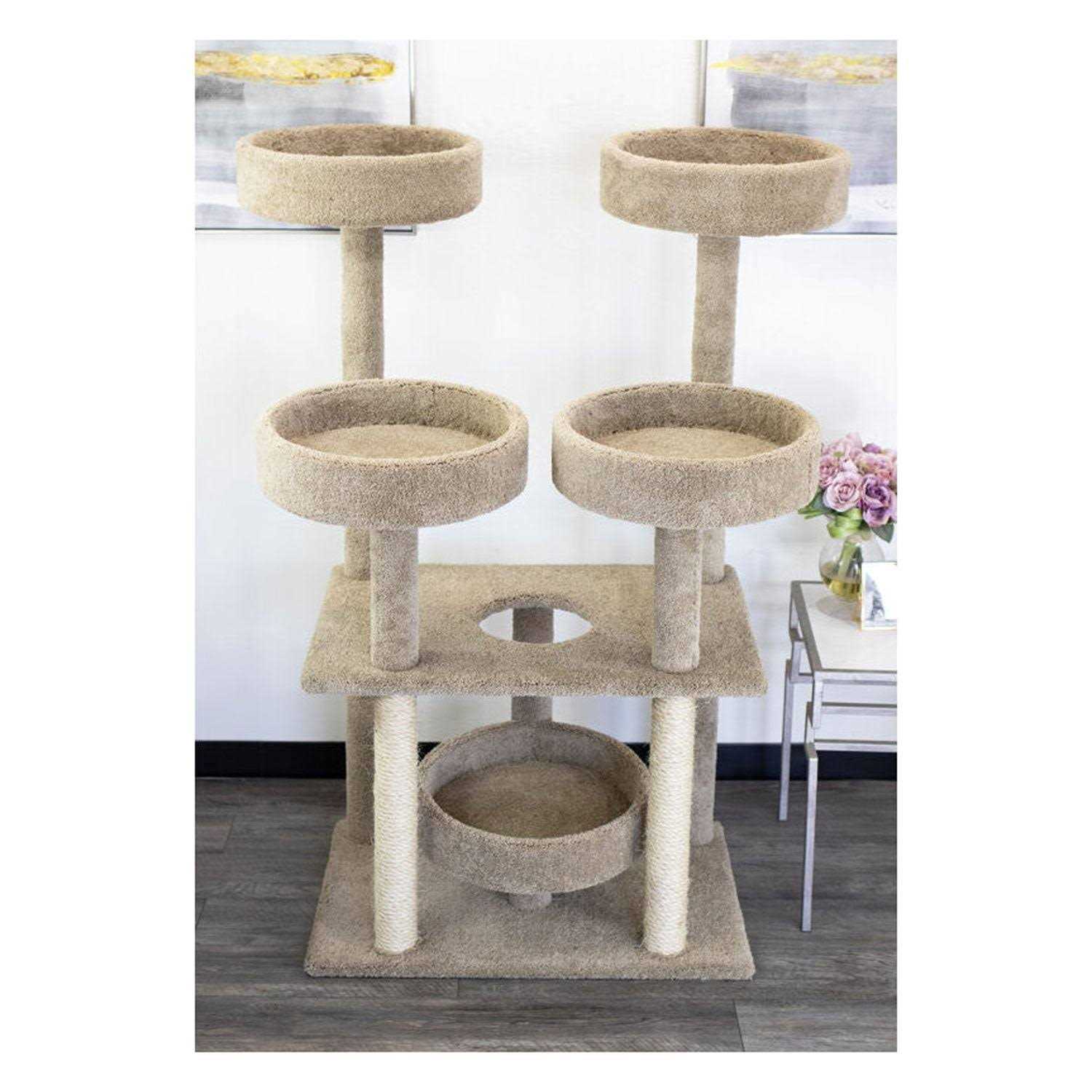 Modern Cat Tree Castle for Large Cats G7243