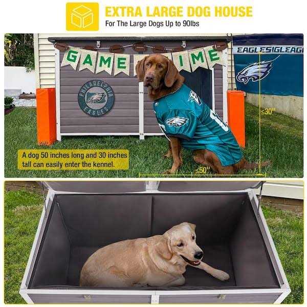Extra Large Insulated Dog House with Soft Liner A751