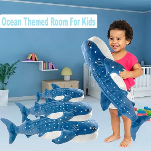 Giant Plush Whale Shark Stuffed Animal Pillow Toy V834