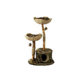 Mau Cento Modern Wooden Cat Tree &amp; Condo, White - Pet Supplies online store